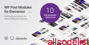 1558165913 wp post modules for newspaper and magazine layouts elementor addon v1.0.1