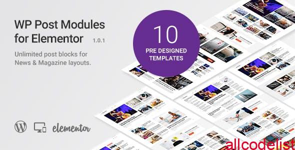 1558165913 wp post modules for newspaper and magazine layouts elementor addon v1.0.1