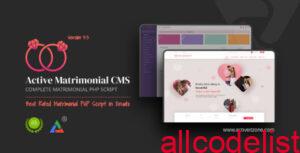 Active Matrimonial CMS Nulled Script