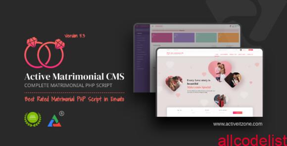 Active Matrimonial CMS v5.6.1 - nulled 1 Active Matrimonial CMS Nulled Script