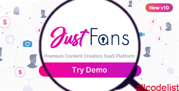 JustFans Premium Content Creators SaaS Platform Nulled Script