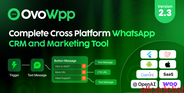 OvoWpp v2.0 - Complete Cross Platform WhatsApp CRM and Marketing Tool 1 Ovowpp Preview 2.3