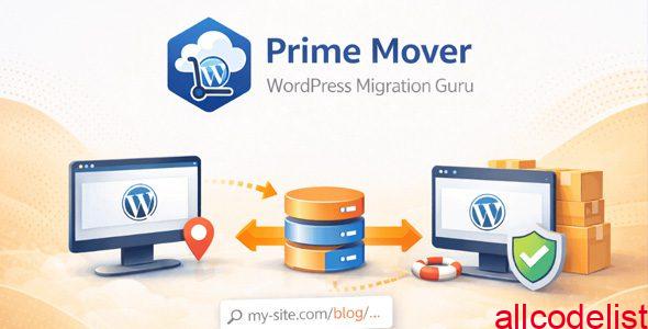 Prime Mover Pro v2.1.1 1 Prime Mover Pro 2.1.4 WordPress Single Site Multisite Migration Plugin